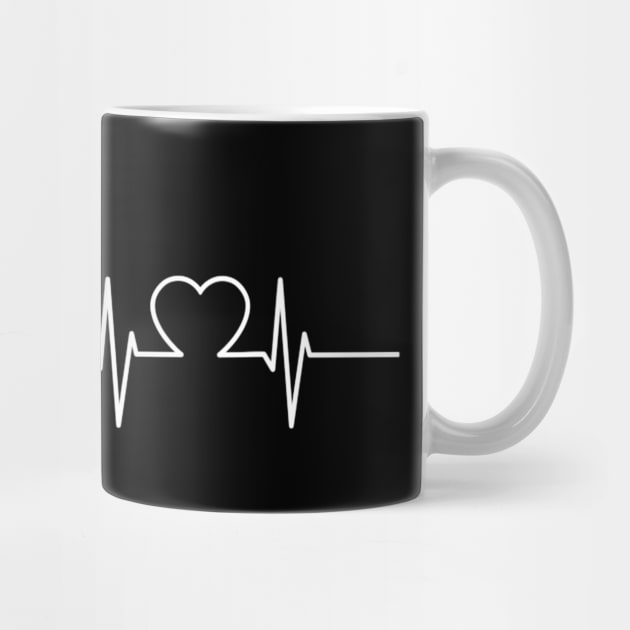 Asl Heartbeat  Sign Language Deaf Gift Asl Teacher Gift by agustinbosman